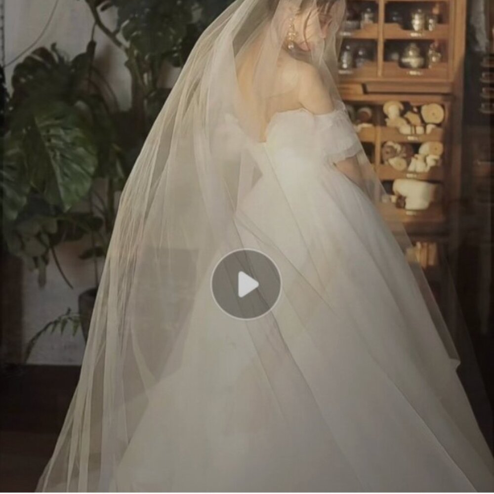 Bridal veil long style